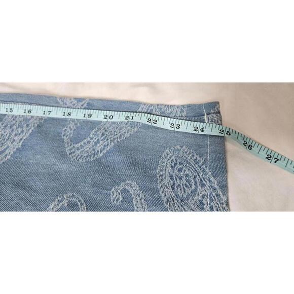 THISISNEVERTHAT Men's Paisley Printed Denim Jeans Size Medium - Picture 10 of 12